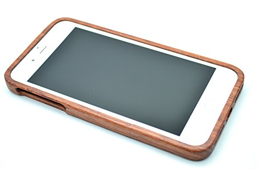 PhantomSky iPhone 7 8 Plus Funda de Madera   Serie de Lujo  Natural Hecha a Mano de Bamb   Madera Carcasa Case Cover para tu Smartphone - Comp  s Palisandro