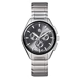 Edelstahl Gehäuse und Armband wasserdicht bis 10 ATM - Maße Gehäuse ca. 42mm- Quarzwerk RONDA 5030, Schweizer Quarzwerk