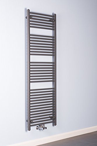 Handtuchheizkörper Badheizkörper 1700x600mm Grau gerade