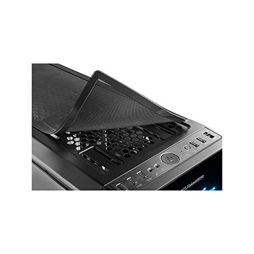 NOX Hummer TGX Torre Negro Carcasa de Ordenador - Caja de Ordenador  Torre  PC  SPCC  Vidrio Templado  ATX EATX ITX Mini-ATX  Negro  Juego 