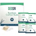 400 Premium Bamboo Cotton Buds | 100% Biodegradable and Plastic Free Ear Buds Cotton | Great Alternative to Plastic Cotton Buds/Q Tips/Swabs/Earbuds