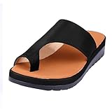 clogs mit absatz schwarz Absatzform: Keilabsatz, Obermaterial: PU Leder