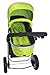 i-Safe System - Lime Trio Travel System Pram & Luxury Stroller 3 in 1 Complete With Car Seat