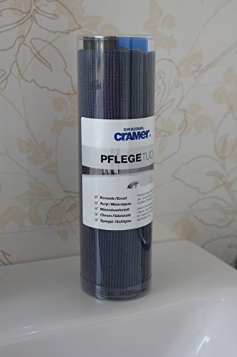 CRAMER Pflegetuch Keramik Email Acryl Mineralguss Mineral Chrom Edelstahl Spiegel Echtglas