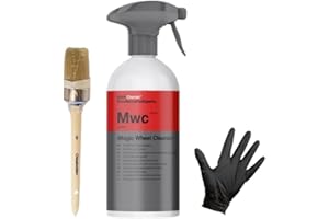 ‎VETERANICAR Koch Chemie Magic Wheel Cleaner Felgenreiniger 500ml Säurefrei Set (3-Teilig)