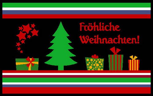 Preisvergleich Produktbild Use&Wash Weihnachtsmatten - Limitierte Sonderedition - Fröhliche Weihnachten