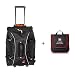Athalon Black 20" 2 Wheel Overnighter Trolley Suitcase Bag With Free Swiss Military Toiletry Kit RS.3799.00