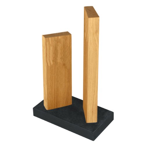 Kai STH 3.3 Shun Magnet-Messerblock Eichenholz mit Granitsockel