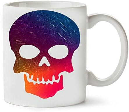 Stars Falling Rain Skull Classic Tea Coffee Mug