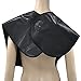 Homgaty Hairdressers Barber Cape Magnetic Collar For Haircut Dye Washing Black