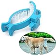 D&C PAWS Dog Poop Collector Piqapoo Hands Free Silicone Clip Pooper Scooper - Mess-Free Dog Waste Collection Tail Holder Clamp with 20 Pcs Bags