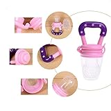 Hosaire Baby Schnuller Mode Kinder Beruhigungssauger Kreativ Silikon Schnuller für 6-18M Mädchen,Junge,Mittlere,Rosa - 5