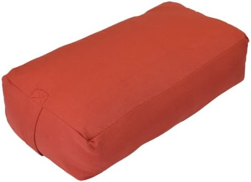 Yoga Direct Supportive Rectangular Cotton Yoga Bolster, Maroon