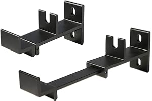 Excel Life Adjustable Soundbar Wall Mount, Universal Sound Bar Bracket for Mounting Under TV, Compatible with SONOS Samsung LG VIZIO Bose ROKU Soundbar, Black