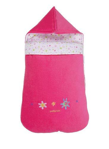 Petit Praia Velour Baby Sack (Pink)