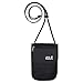 Produktbild Jack Wolfskin Passport Breast Pouch Damen Brustbeutel, 84210-600, Schwarz (Black), One Size (18 x 12,5 cm)