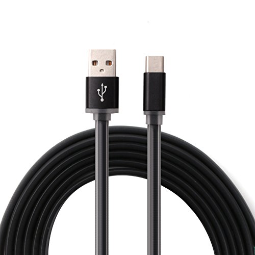 iProtect Highspeed USB-C Ladekabel u Datenkabel aus Silikon für Geräte mit einem 3.1 USB-C Anschluss in schwarz