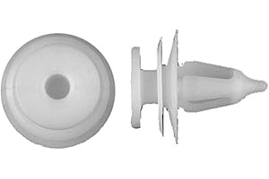 Tuqiang 10 pezzi Rivets en plastique pour voitures Clip de rivet Fixation de doublure d'aile Rivet de fixation de carrosserie Fixation Universal Car Lock (stile 18)