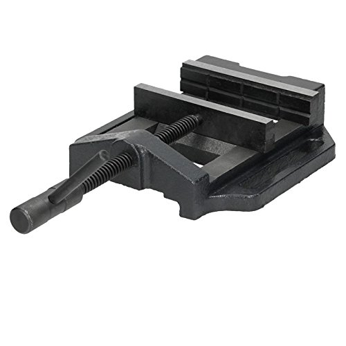 ECD Germany Maschinenschraubstock 150mm Tischbohrmaschine Schraubstock Werkbank