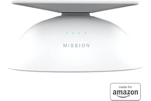 MISSION CABLES Base rechargeable Made for Amazon pour Echo Show 8 (1re et 2e génération) | Blanc