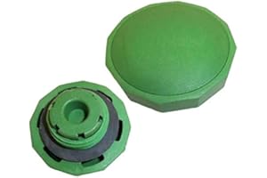 MDM parts Tappo olio per rubinetto olio motore John Deere 6800/6900/6810 trattore, verde, avvitabile
