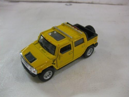 2005 Hummer H2 SUT In Yellow Diecast 1:40 Scale By Kinsmart by diecast 140 scale
