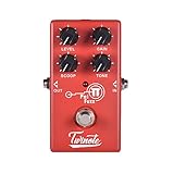 Con LEVEL (ajusta el nivel de la señal distorsionada), GAIN (ajusta la cantidad de distorsión), SCOOP (controla la frecuencia media) y TONE (controla la alta frecuencia) perillas de control. Bypass verdadero para tono ultra limpio, con indicador LED que muestra el estado del efecto.