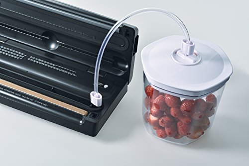 Solis Vakuumiergerät, Trockene, feuchte, empfindliche Lebensmittel, Pulse-Funktion, Vac Premium Typ 574 - 5
