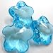 Produktbild 30 pièces 12 mm acrylique Fleur Charm Pendentifs - Aqua - A5126