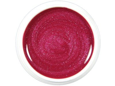 UV-Farbgel Himbeer Metallic Glitter # 68