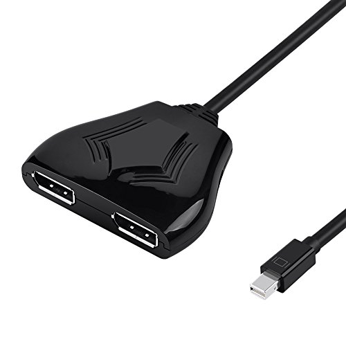 V.TOP MST Hub – Mini DisplayPort auf 2 x Displayport(4K x 2k, Schwarz) - 4