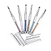 MAKARTT®6PCS Sable Acrylic Gel Brush Pen Set with Roll Up Bag