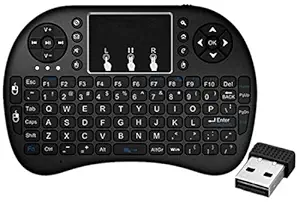 Suprico Mini Wireless Keyboard and Mouse(Touchpad with Backlight) with Smart Function for Smart Tv, Android Tv Box, Raspberry-Pi, Android Phones