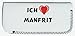 Produktbild Brillenetui mit Ich liebe Manfrit (Vorname/Zuname/Spitzname)