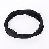 HNDJZZ Headwear Korean Version Of Yoga Elastic Headband Sports Cotton Sweat-Absorbing Hair Band Fashion Sports Headband Headband Black