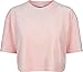 Produktbild Urban Classics TB1729 Damen Ladies Velvet Short Kimono Tee T-Shirt, per Pack Rosa (Pink 185), Large (Herstellergröße: L)