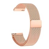 Battnot Uhrenarmbänder für Samsung Galaxy Watch Active Magnetic Milanese Loop Strap Schnellverschlussband Uhrenarmband Handgelenksriemen für Damen Herren Einstellbar Ersatzband Watch Band Wriststraps