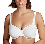 Ex Marks and Spencer Bra Womens Cotton Rich Full Cup Underwired Non Padded White