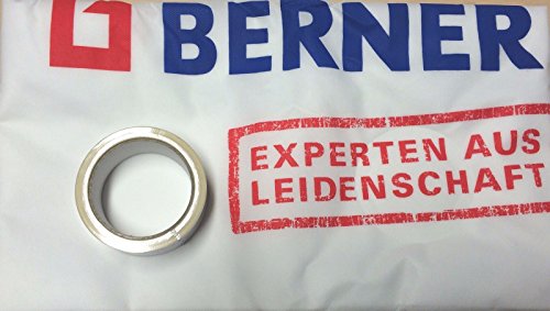 Berner Staubschutztür 1,10×2,40m inkl. Klebeband Schmutztür Staubtür Bautür mit Reißverschluss - 2