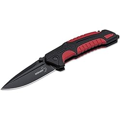 Böker Plus Couteau de Poche Savior 1 Noir/Rouge, 0
