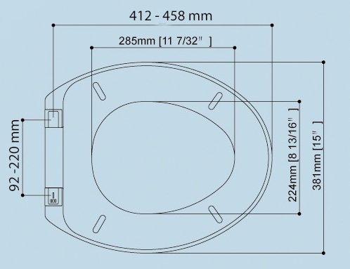 WC Sitz 515020, Duroplast antibac, Soft-Close/Take off Scharniere, weiß - 3
