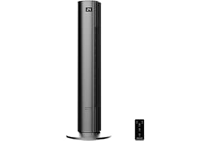 Cecotec Turmventilatoren mit Fernbedienung EnergySilence 790 Skyline Smart. 45W, 76,5cm hoch, 70º Oszillation, Taktiler LED -Bildschirm, 12 Stunden-Timer, 3 Geschwindigkeiten und 3 Modi