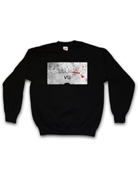 VU VOLUME UNITS METER II SWEATSHIRT – Velvet Decibel Music Bass Retro Radio Cassette Tape Record Vinyl Stereo...