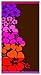 Produktbild Badetuch - Strandtuch - Saunatuch - Caracas mit schönen, bunten Hibiskusblumen - ca. 160 x 86 cm - ca. 660 Gramm pro Stück schwer - 100% ägyptischer Baumwolle