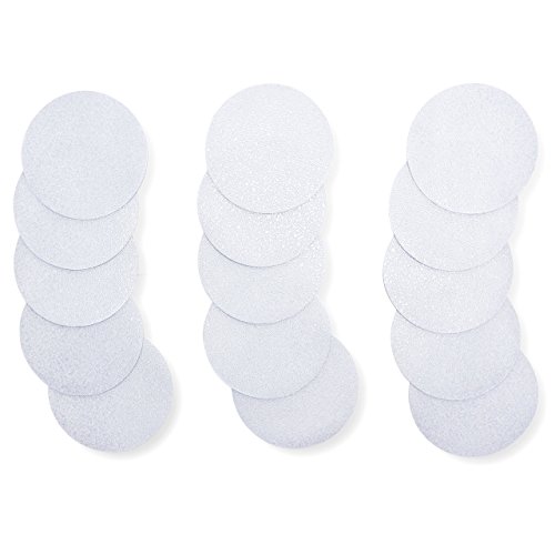 15 Transparent Anti Rutsch Sticker Badewanne Dusche, 15 nicht scheuernden texturierten Aufklebern für einen besseren Griff – diskrete und elegant selbstklebenden Kreise mit 10 cm Durchmesser für die Sicherheit, Anti Rutsch Streifen Sticker, Badewannenaufkleber, Anti-Rutsch-Aufkleber, Luftballon Geschenk! - 4