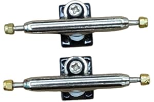 LEEFAI Pro ciężarówki z podstrunnicą G3 jednoosiowa ciężarówka - odwrócony Kingpin, mini palec, narzędzie do deskorolki, śruby, osprzęt, płyta podstawowa (czarna, 32 mm)