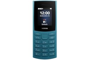 Nokia Téléphone portable 105 4G double SIM (2023), bleu océan