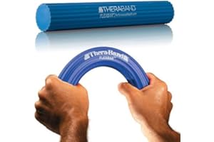THERABAND Thera-Band FlexBar - Flessibile per Esercizio (Livello di Forte Resistenza) Barra, Blu