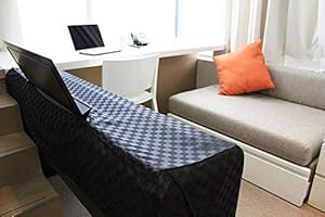 Cubierta Clairevoire Para Piano Digital [Negro Ébano] para teclados de 88 teclas | Ideal para Yamaha P125 P115 P105 P85 P45 Casio PX150 PX160 PX360 PX560 PXA100 PX5S CDP130 CDP230 (impermeable)