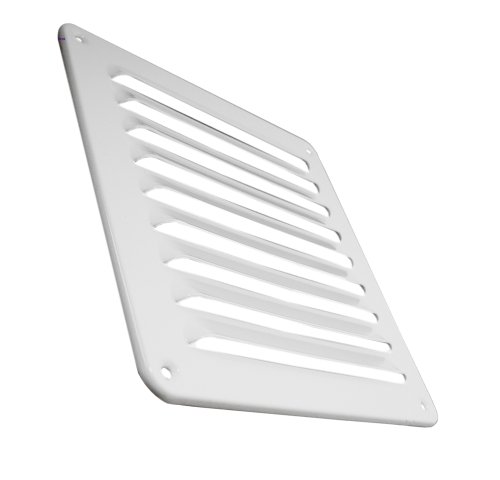 Lüftungsgitter LG 2020 W Alu Weiss 195 x 195 mm Lamellengitter Abluftgitter Neu